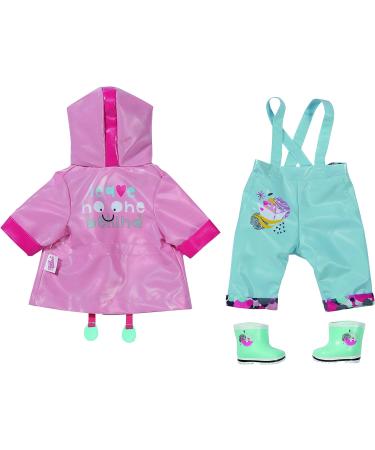 BABY born 832578 Deluxe Rain Set for 43cm Dolls - Raincoat, Trousers, Wellington Boots - Ages 3 - Buy Online on GoSupps.com
