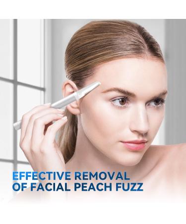 Dermaplane Razor with 4 Blades - Exfoliating Face Razors for Women | Remove Peach Fuzz & Dead Skin Durable Eyebrow Razors - Silver - Buy Online on GoSupps.com