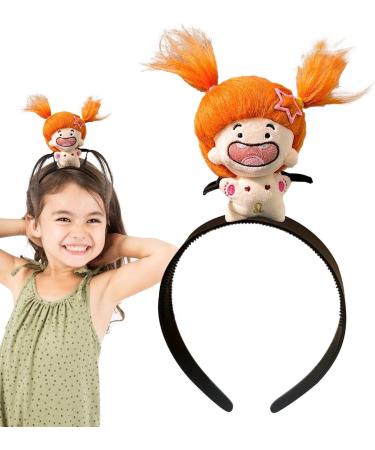 Lambo Doll Hairband - Constellation Doll Hairband Cute Hairhoops - Portable Doll Hair Headbands Hair Ornament Plush Doll Headdress for Children Kids Leo - Buy Online on GoSupps.com