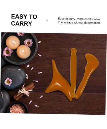 9 STK Gua Sha Board Set - Beauty Massage Tool for Face Trigger Point Treatment & Muscle Relief - 3 Pieces (11x6cm) - Buy Online on GoSupps.com
