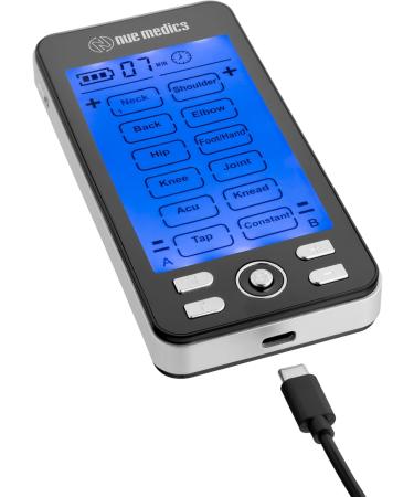 Rechargeable TENS 24 Muscle Stimulator Set - Pain Relief Therapy for Lower Back Neuropathy Arthritis Sciatica & More | Complete Kit with Flex Belt & Slippers - Buy Online on GoSupps.com