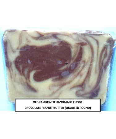Milkylicious Old Fashioned Handmade Smooth Creamy Fudge - Chocolate Peanut Butter (1/4 Pound) | Kettle Cooked & Individually Wrapped in USA in Small Batches for a Rich Delicious Taste - Buy Online on GoSupps.com