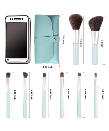 Professional 8-Piece Makeup Brush Set with Travel Bag | High-Quality Cosmetic Brushes for Women - Perfect for Flawless Application - Buy Online on GoSupps.com