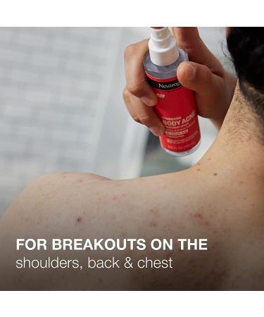 2% Salicylic Acid Body Acne Treatment Spray for Chest and Back - Fragrance-Free Solution to Clear and Prevent Breakouts - Buy Online on GoSupps.com