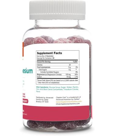 Chapter One Magnesium Gummies for Kids & Adults - Natural Calm Gummies - Calm Magnesium Citrate - Bone and Muscle Function Supplements for Kids & Adults - Mood Support Kosher (Multi Pack) 3 Flavors. - Buy Online on GoSupps.com