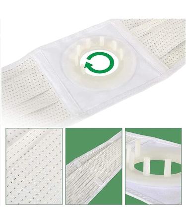 Samnuerly Strong Comfortable Stoma Hernia Belt - Breathable Belly Bandage & Clip Abdominal Tape (Size L) | Best Hernia Support - Buy Online on GoSupps.com