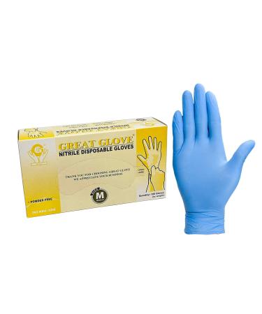 Nitrile Disposable Gloves (Size L 100 pk) Large