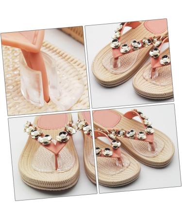 FRCOLOR 12 Pairs Forefoot Pads for Sandals | Gel Metatarsal Cushion & Heel Protectors - Soft Transparent Pain-Free Support - Buy Online on GoSupps.com