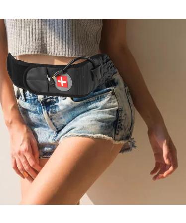 Lumbal Traction Belt for Men - Decompression Back Support | 29 Gas Columns Pressure Relief | Everyday Use - Black - Buy Online on GoSupps.com