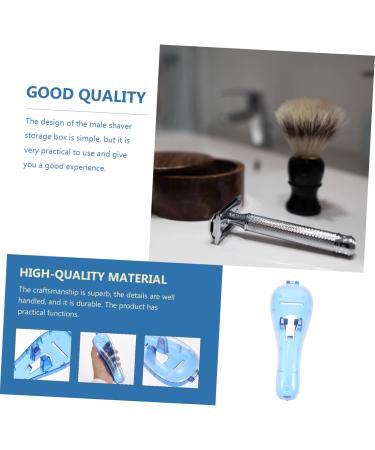 Minkissy 3-Part Storage Box for Razors & Blades | Travel Set for Women | Electric Shear Organizer | Bulk Razor Holder - Buy Online on GoSupps.com