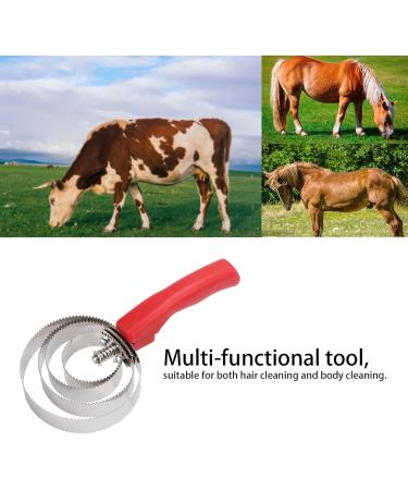 High-Quality Stainless Steel Horse Curry Comb | Effective Cattle Itching Brush for Horses Sheep & Cows | Ultimate Shedding Tool - Buy Online on GoSupps.com