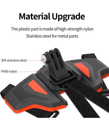 Telesin Helmet Holder for GoPro Hero 12/10/9/8/6 DJI OSMO Action & Insta360 - Non-Slip Silicone Easy Install - Action Camera Accessories - Buy Online on GoSupps.com