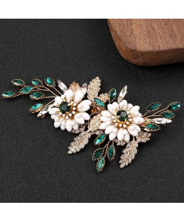 Beavorty Flower Hairpin Women Hair Accessories Wedding Hair Clips Bridal Side Comb Bridal Hair Clips Vintage Hair Clips Girls Hairpin Women Hairpin Tiara Metal Crystal Women's Wedding Clip - Buy Online on GoSupps.com
