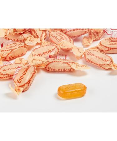 EM-Eggwer Ginger Orange Coughing Candy - 75g Pack of 2 | Aromatic Ginger & Fresh Orange with Vitamin C - Buy Online on GoSupps.com