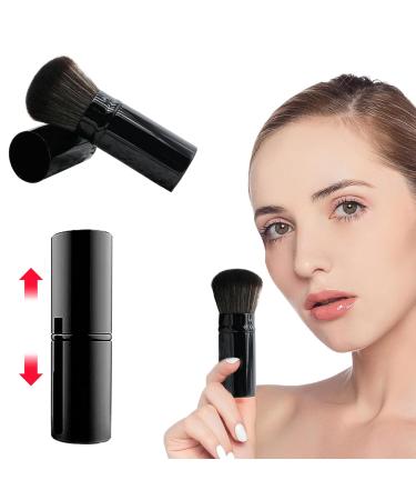 Retractable Blush Brush - 4 Inch Travel Bronzer Brush with Cover | Portable Makeup Brushes for Flawless Application - Buy Online on GoSupps.com