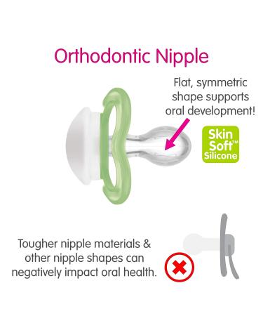 MAM Air Night & Day Baby Pacifier 3 Count Pack - Glows in The Dark, Sensitive Skin, 6-16 Months, Girl - Buy Online on GoSupps.com