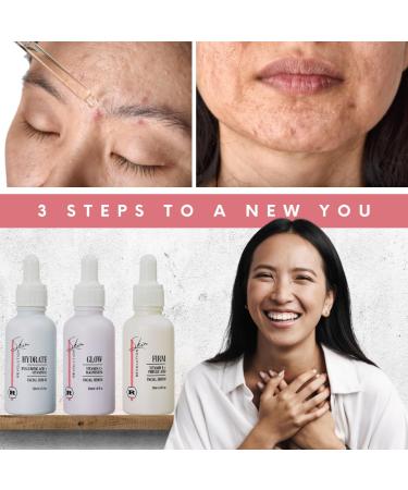 Advanced Anti Aging Vitamin C Serum - GLOW with Peptides Amino Acids & Antioxidants for Youthful Skin - 1oz | International Shipping - Buy Online on GoSupps.com