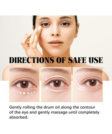 Zendi Time Eraser Time Eraser Rollerball Castor Oil and Frankincense Castor Oil Eye Roller for Eyes Bags Under Eyes Wrinkles (10ML 3 Pcs) - Buy Online on GoSupps.com