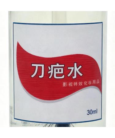 Liquid Scar Makeup - 30ml Realistic Cosmetic Body Paint - Stage Makeup Realistic Scar Liquid for Cosplay | For Escape Room Horror Theme Party Carnival - Buy Online on GoSupps.com