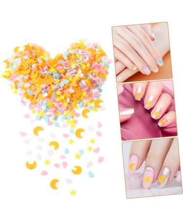 FOMIYES 4pcs 1 Nail Art Polymer Clay Sticker for Nails Star Moon Pendants Candy Stickers Nail Art Decoration Resin Sprinkles Nail Decals Fruit Stickers DIY Slices Decorative Sheet Manicure - Buy Online on GoSupps.com