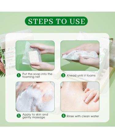Coconut Oil Soap Bars - Soap for Body & Face - Shampoo Bar for Women - Natural Soap for Skin - Fresh Scent & Rich Foam 100g - Buy Online on GoSupps.com