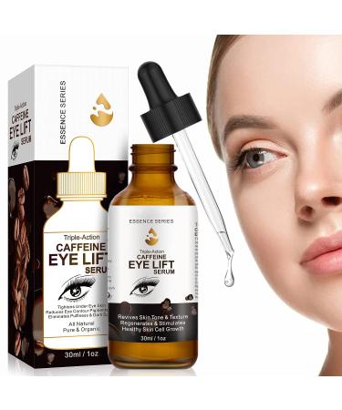 2 PCS Caffeine Eye Serum - Dark Circle & Puffiness Cream with EGCG, Ascorbic Acid, Collagen - Eye Lift Serum for Under Eye Bags, Wrinkles & Fine Lines - 2 oz/60 ml - Buy Online on GoSupps.com