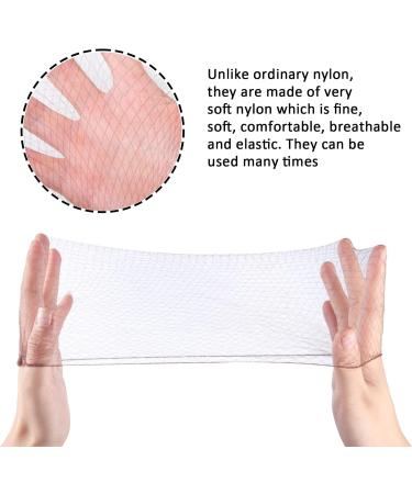 Invisible Hair Nets for Women - 30pcs Elastic Edge Mesh with 20pcs U Shaped Pins Set - Brown | Perfect for Ballet Dance and Buns - Buy Online on GoSupps.com