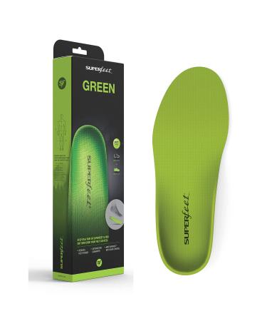 Arch Supports Plantar Fasciitis Feet Insoles for Flat Feet Professional Grade High Arch Orthotic Shoe Flat Feet Orthotic Insert for Maximum Arch Support Insole Green Men 7.5-9/Women 8.5-10