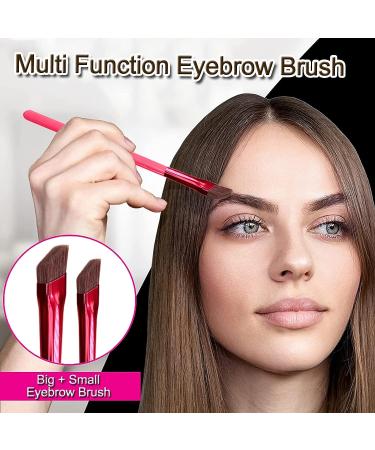 4Pcs 4D Hair Stroke Brow Stamp & Multi-Function Eyebrow Brush Set - Professional Makeup Tool for Filling & Concealing Eyebrows (Large and Small) - Buy Online on GoSupps.com