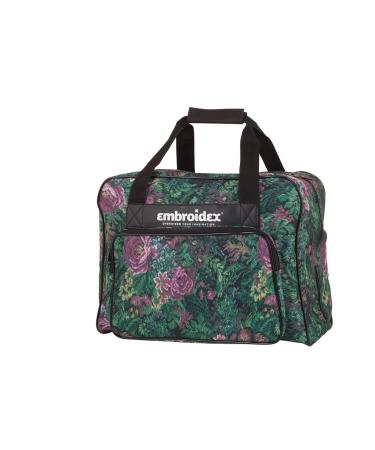 Floral Sewing Machine Carrying Case - Carry Tote/Bag Universal