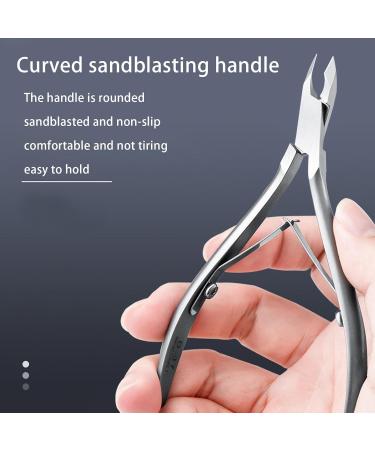 AEZON Cuticle Cutter for Nails - Ergonomic Handle Cuticle Clippers Ergonomic Handle Cuticle Clippers Stainless Steel Clippers Cutter Portable Toe Pliers for Nails - Buy Online on GoSupps.com