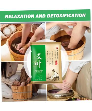Salts Soaks Detox Foot Soak 100 Bags Natural Mugwort Powder Foot Spa Soak Disposable Portabe Herbal Foot Soak for Home Travel Gift - Buy Online on GoSupps.com