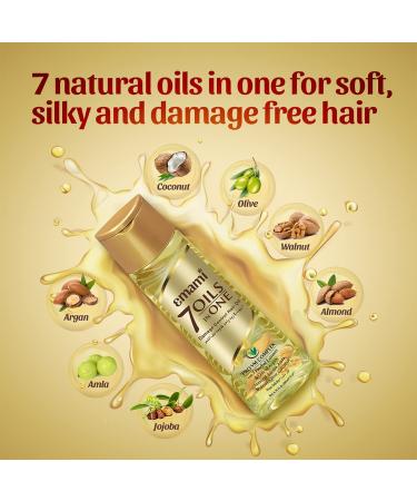 Emami 7 Oils in One Non-Sticky Hair Oil - 200ml | Nourishing Hair Care for All Hair Types | Buy Internationally - Buy Online on GoSupps.com
