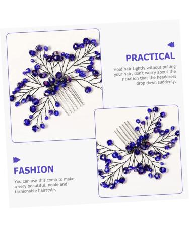 HAPINARY Bridal Wedding Comb Hair Combs for Women Accessories Zircon Hair Comb Wedding Hair Accessories for Brides Bride Wedding Headdress Hair Combs for Women Decorative Hair Insert Comb - Buy Online on GoSupps.com