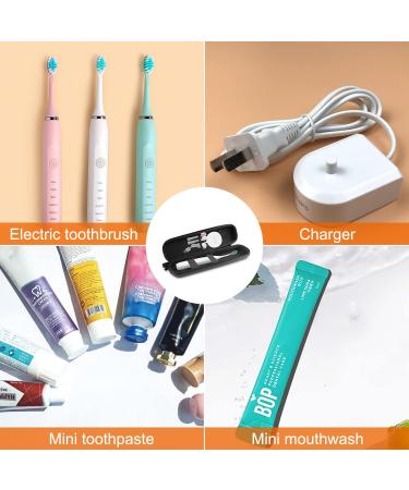Gvolatee Hard Shell Travel Case for Sonicare Toothbrush - Portable Storage for Accessories - Brown & Black Options - Buy Online on GoSupps.com
