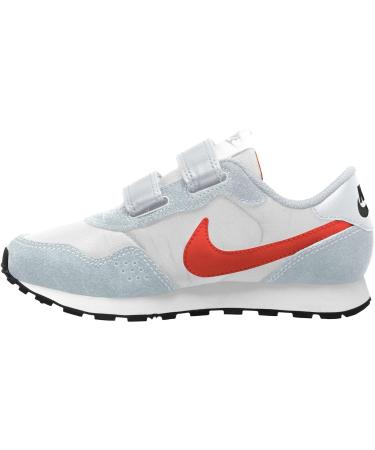 NIKE Boy's Md Valiant Btv Gymnastics Shoe 2 UK Pure Platinum Picante Red White Black