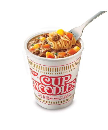Nissin Cup Noodles Ramen Noodle Soup  Beef  2.25 Oz (Pack of 12) - Buy Online on GoSupps.com