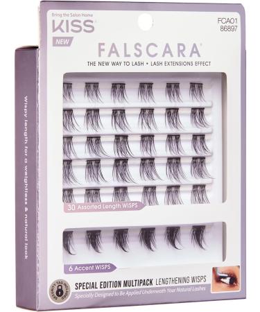 KISS FALSCARA False Eyelash Wisps Special Edition Multipack Lengthening Wisps 36 Ct. - Buy Online on GoSupps.com