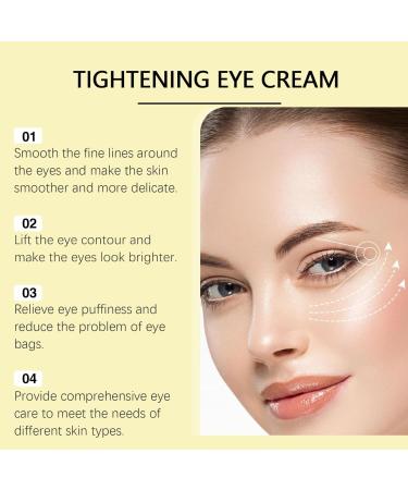 Instant Temporary Eye Tightener Cream: Reduces Under Eye Bags Dark Circles & Puffiness Anti-Aging Fine Lines Firm Delicate Skin Under Your Eyes Rapid Eye Firming 0.5 oz (1) - Buy Online on GoSupps.com