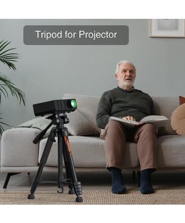 KINGJOY 75-Inch Camera Tripod with Wireless Remote and Travel Bag - Compatible with DSLR Cameras, Cell Phones, Projectors, and Binoculars - Buy Online on GoSupps.com