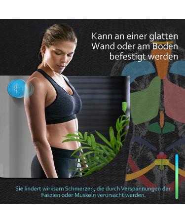 Buy Dongshen Triggerpunkt Trigger - Original Sticky Suction Cup for Muscle Pain Relief | Shoulder Neck Back & Leg Tension Relief | Blue - Buy Online on GoSupps.com