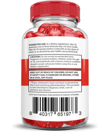 Rapid Lean Keto ACV Gummies 2000MG - Apple Cider Vinegar with Pomegranate & Beet Juice | Vegan & Non-GMO | 60 Count - Buy Online on GoSupps.com