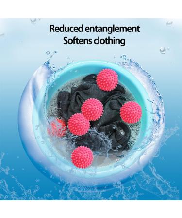 6 Pack Dryer Balls Dryer Tumble Balls Reusable can be Used to Effectively Dry Clothes for Dryers Pink - Buy Online on GoSupps.com
