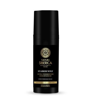 Eurobiolab Natura Siberica Men Super Toning Face Cream Refreshing & toning face cream for men protects against stress and fatigue with limonnik panthenol and taurine 50 ml