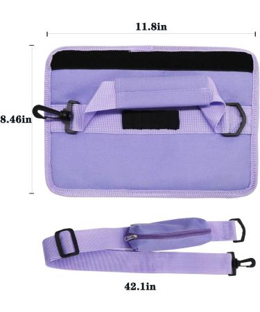 Mini Lightweight Golf Club Bag w/ Accessories Pouch - Carry Case for Men, Women & Kids - Ideal for Driving Range or Course - Black/Blue/Purple - Buy Online on GoSupps.com