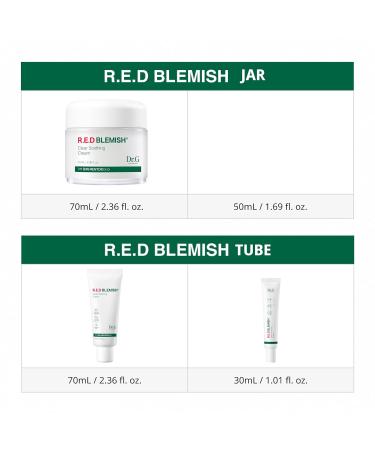 Dr.G RED Blemish Clear Soothing Cream 70ml - Cica Moisturizer for Sensitive Acne-Prone Skin | Korean Skin Care & KBeauty - Buy Online on GoSupps.com