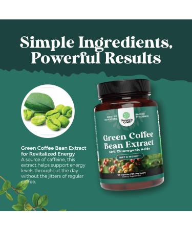 Green Coffee Bean Extract for Weight Loss - Pills for Women and Men - Appetite Suppressants for Weight Loss with Chlorogenic Acid - Herbal Fat Burner to Assist with Weight Loss 120 Count - Buy Online on GoSupps.com
