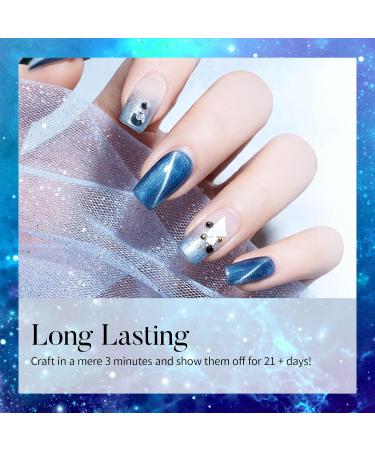 Kredioo Cat Eye Gel Nail Polish Set 6 Colors Gold Red Blue Green Magic 9D Magnetic Gel Polish Kit for Nail Art Soak Off LED UV 18 Effects Gel Salon Home DIY Manicure with Magnet Stick - Buy Online on GoSupps.com