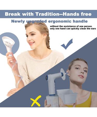 Electric Ear Wax Removal Tool - Safe & Effective Ear Cleaning Kit for Adults | Reusable Ear Washer with Water Powered Irrigation System - Buy Online on GoSupps.com