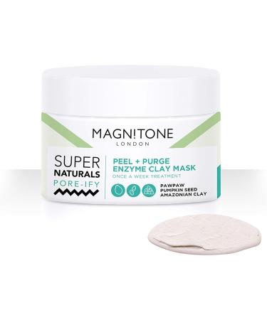 Magnitone SuperNaturals Pore-ify Peel + Purge Enzyme Clay Mask (50 ml) Peel + Purge Clay Mask - Buy Online on GoSupps.com